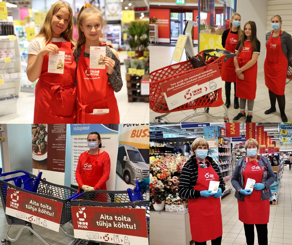 A food collection to increase food stocks in Estonia